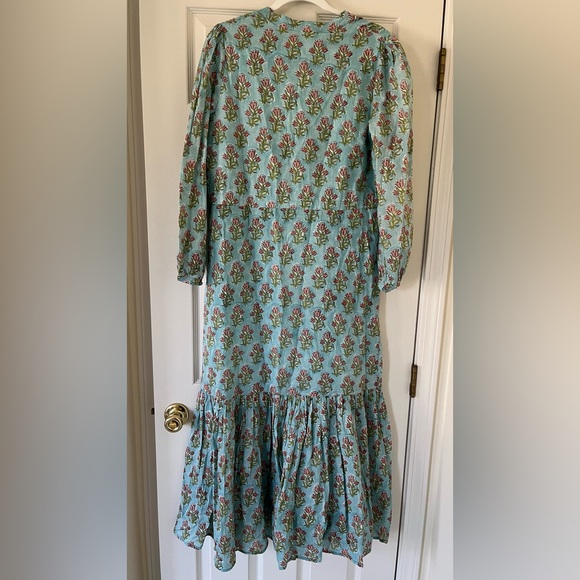 Emerson Fry India Collection Frances Dress in Tuesday Flowers, Size Medium, NWT - Picture 3 of 12